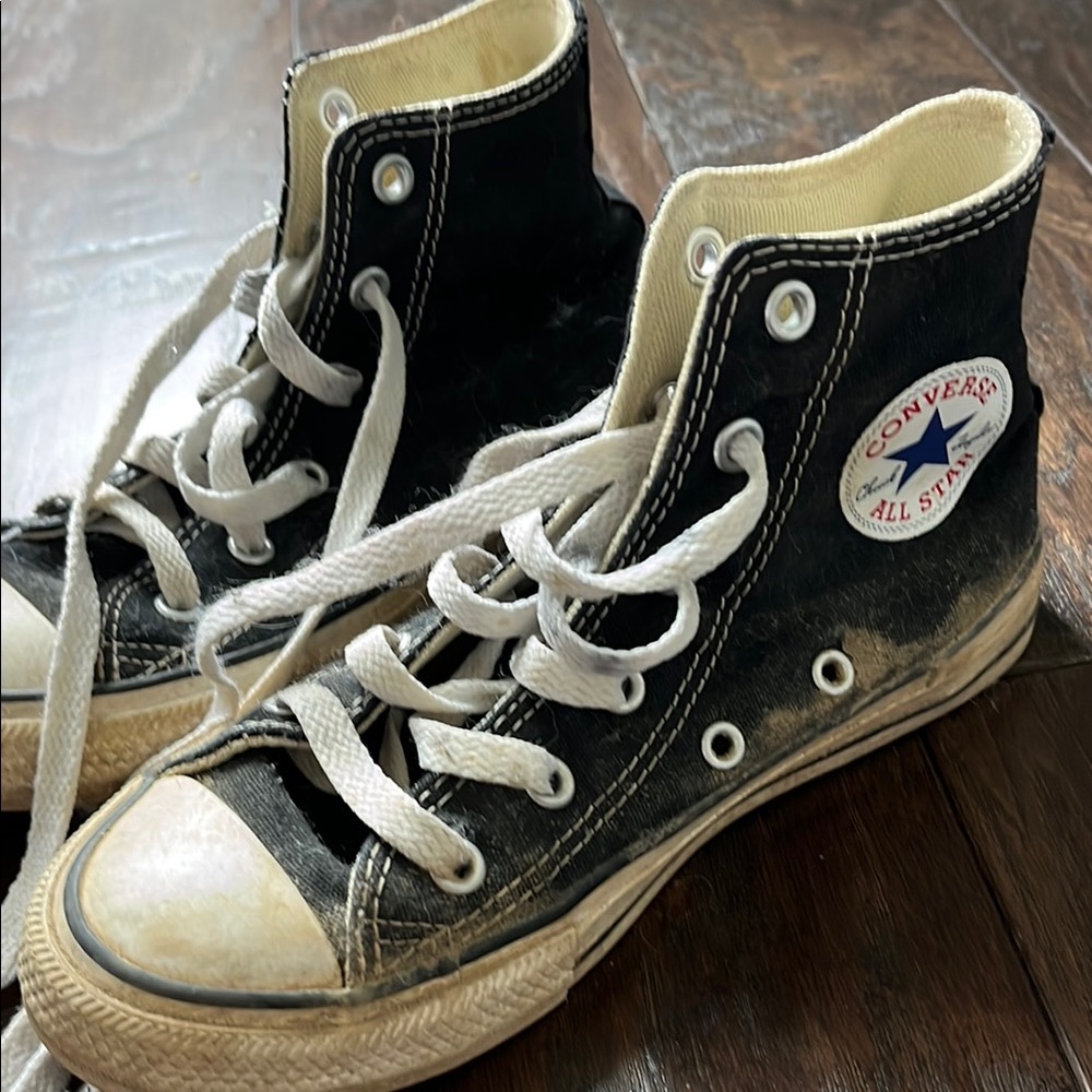 Converse Kids Black High-Top Sneakers